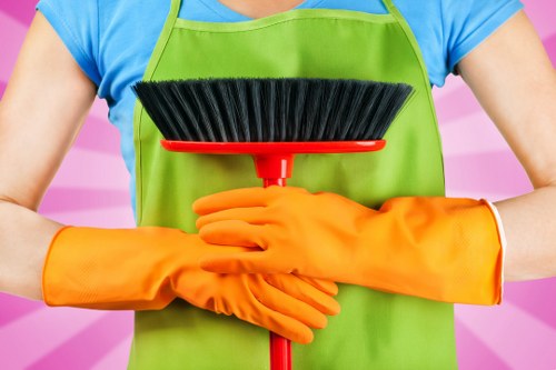 Local cleaners preparing a Dulwich property for handover
