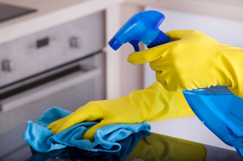 Detailed kitchen and bathroom cleaning in Dulwich property