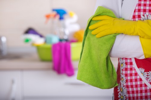 Local cleaners preparing a period property in Dulwich for new occupants