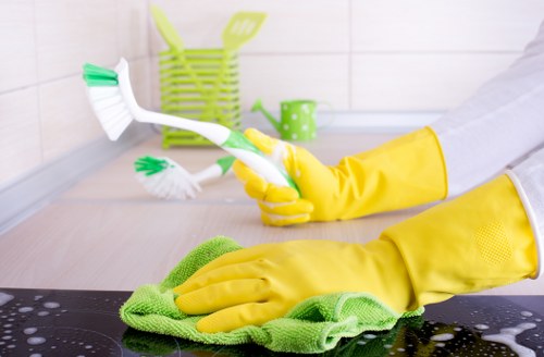 Professional floor and surface cleaning in a Dulwich workplace