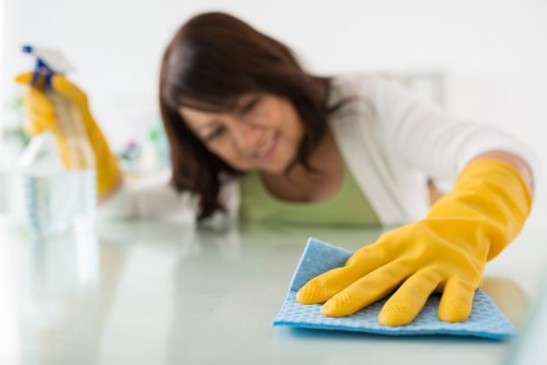 Local cleaners preparing a Dulwich property for a one off clean